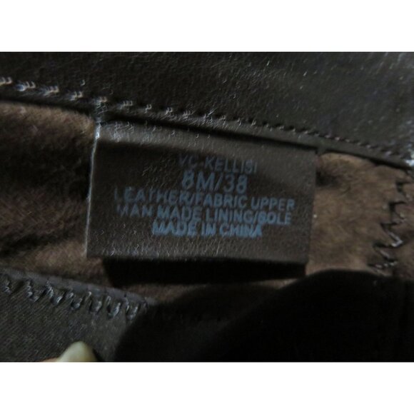 Vince Camuto Kellisi Mixed Italian Leather & Suede Knee High boots in Mocha sz 8 - Picture 12 of 13